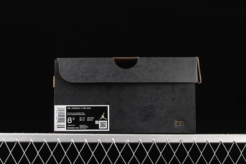 All categories Air Jordan Jordan series basketball shoes Air Jordan 1 Low G version pure original Air Jordan 1 Low AJ1 "Quai 54" Joe 1 black and white Paris low-top cultural and leisure sports sneakers DM0095-106